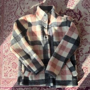 Plaid Sherpa Jacket